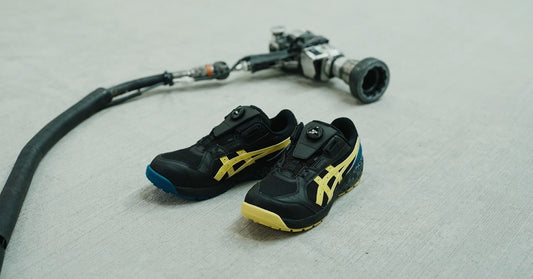 🎌日本直送 📢訂貨 asics 黑雙色BOA 防滑鞋 🌎環保減排 第三代🚗賽車場專用防滑工作鞋