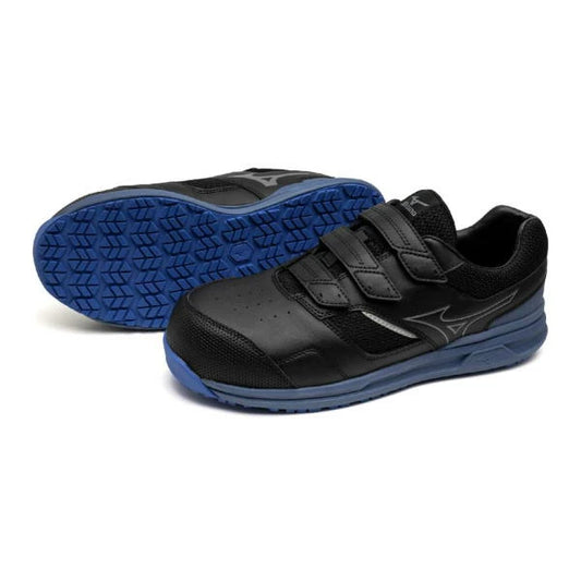 🎌日本🎌 直送 【現貨即寄】Mizuno 黑色魔術貼 4E寬鞋頭 防腳指痛 美津濃安全防滑工作鞋