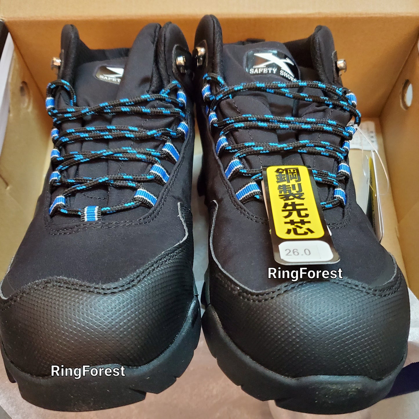 日本【現貨▪️即寄】 黑色防水 28cm EU44.5 US10.5 戶外工作安全鞋 輕化鋼頭