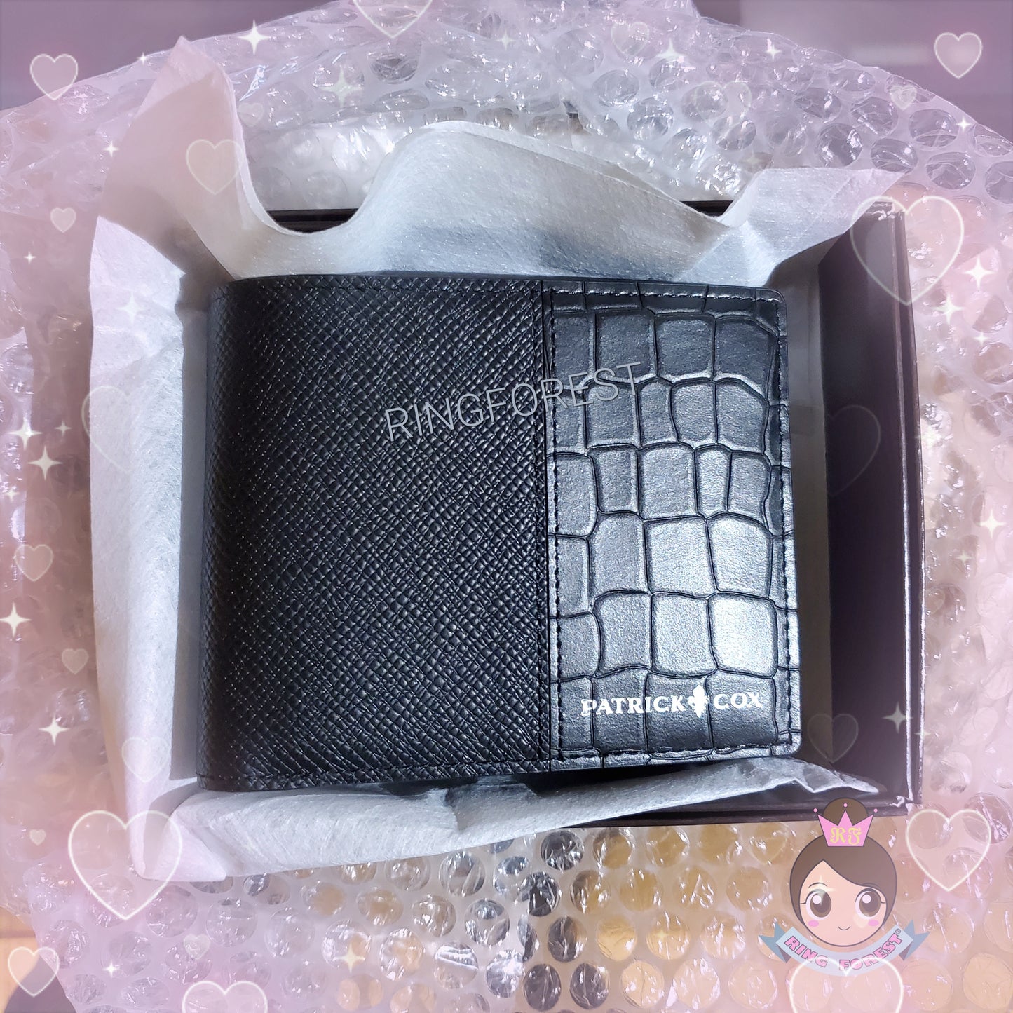 🎌日本直送🎌 📢訂貨 日版雙色 Patrick Cox 真皮短摺銀包