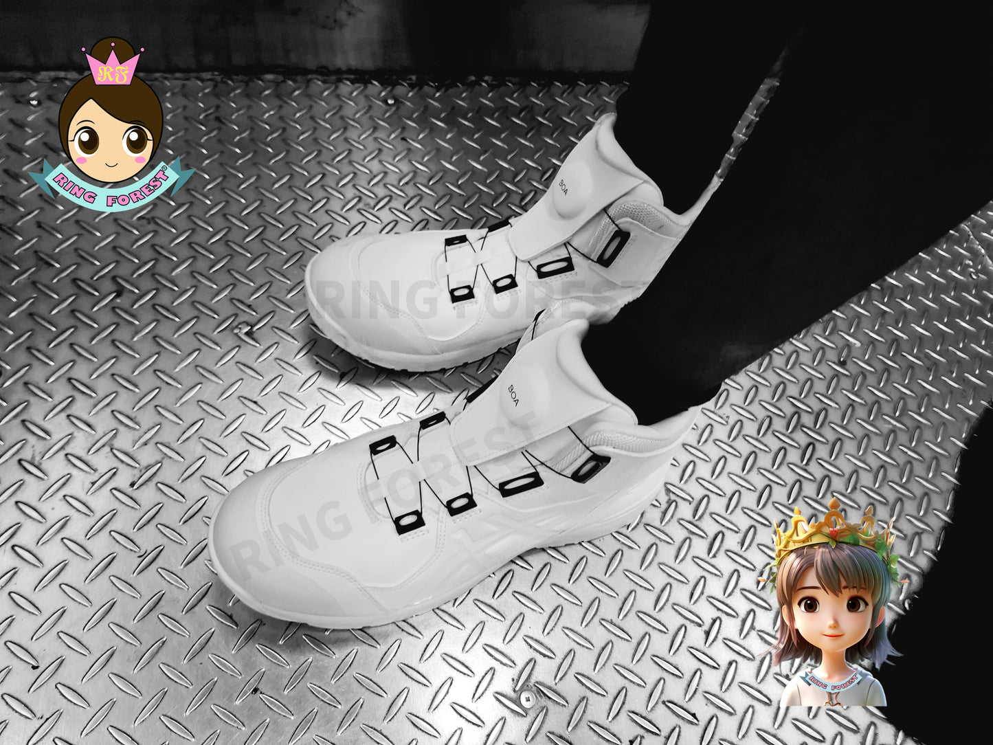 🎌日本🎌 直送 【預訂】限定全白 ASICS BOA 防滑安全工作鞋 CP304