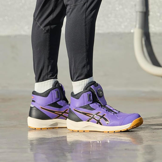 🎌日本直送 【訂貨】ASICS 新款限定 紫 BOA 防滑安全工作鞋 CP314 RingForest 有🚺女鞋細碼 22.5cm~30cm