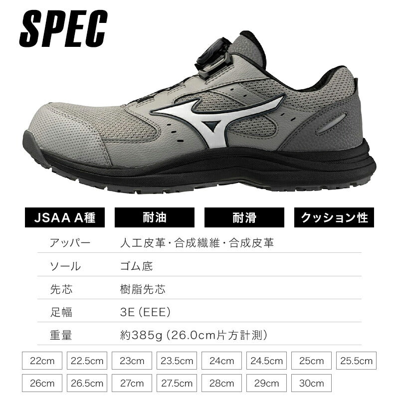 ๐ๆฅๆฌ็ด้๐ใ้ ่จๅๅใ mizuno ้ๅฎ BOA (็ก็ญ) ้ฒๆปๅทฅไฝ้ ๆ๐บๅฅณ้็ดฐ็ขผ