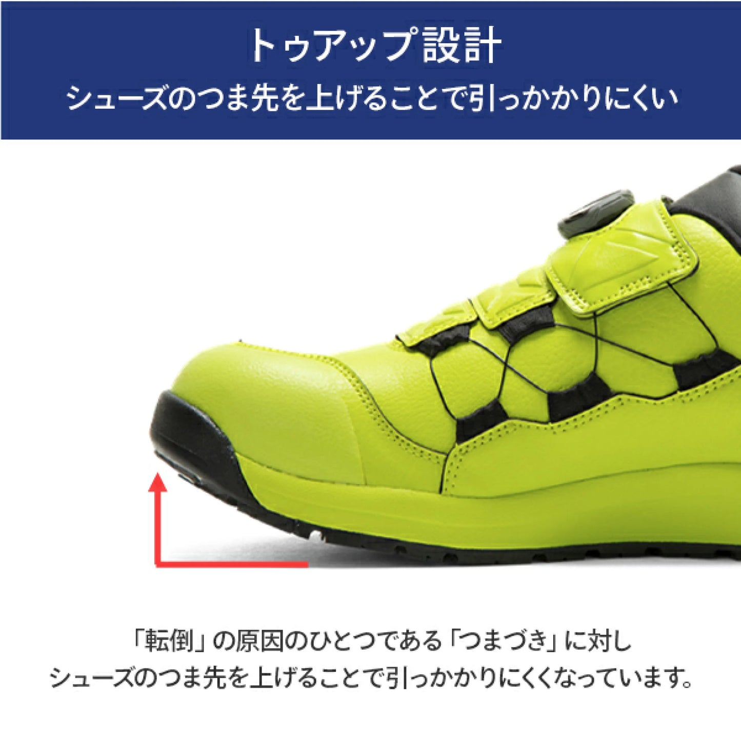 🎌Japan🎌【Order】ASICS Lime Green BOA Safety Shoes JSAA Grade A Anti-slip and Anti-Fall CP307 JSAA JIS