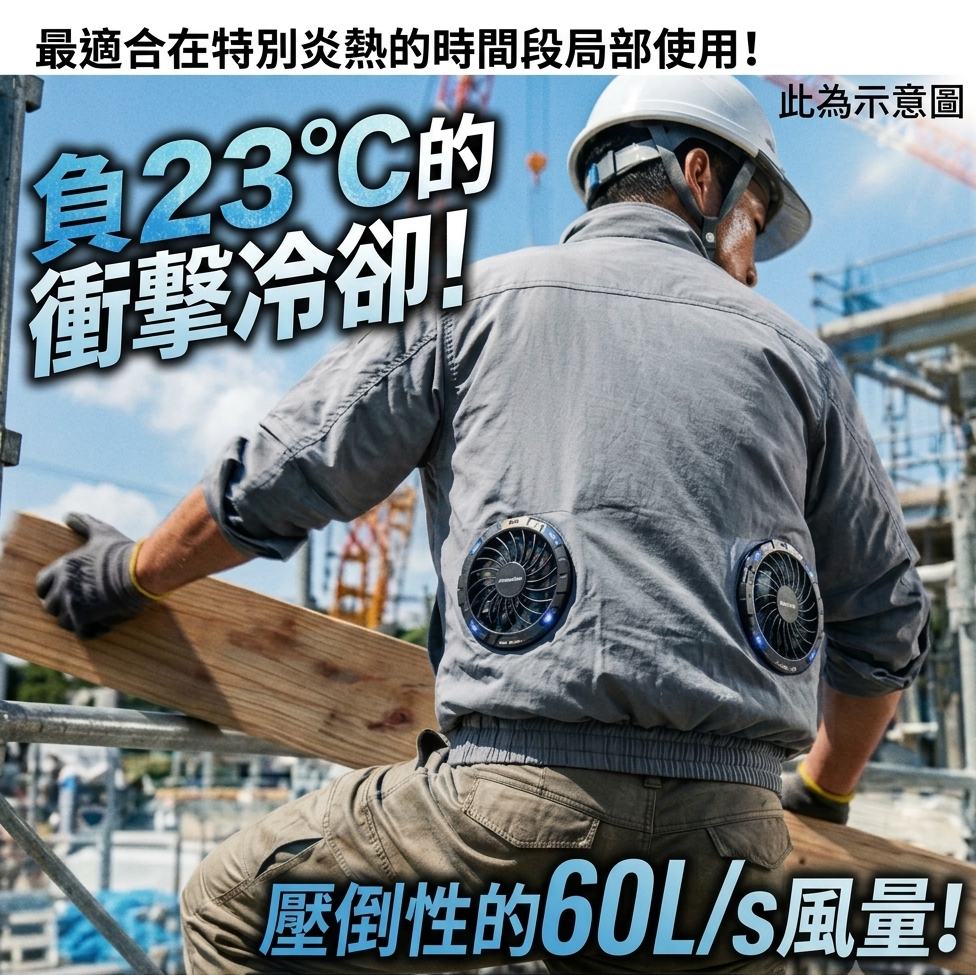 Burtle【現貨 📦 即寄】📣❄️❄️冰風扇 空調服風扇衫專用 30v 💪🏻