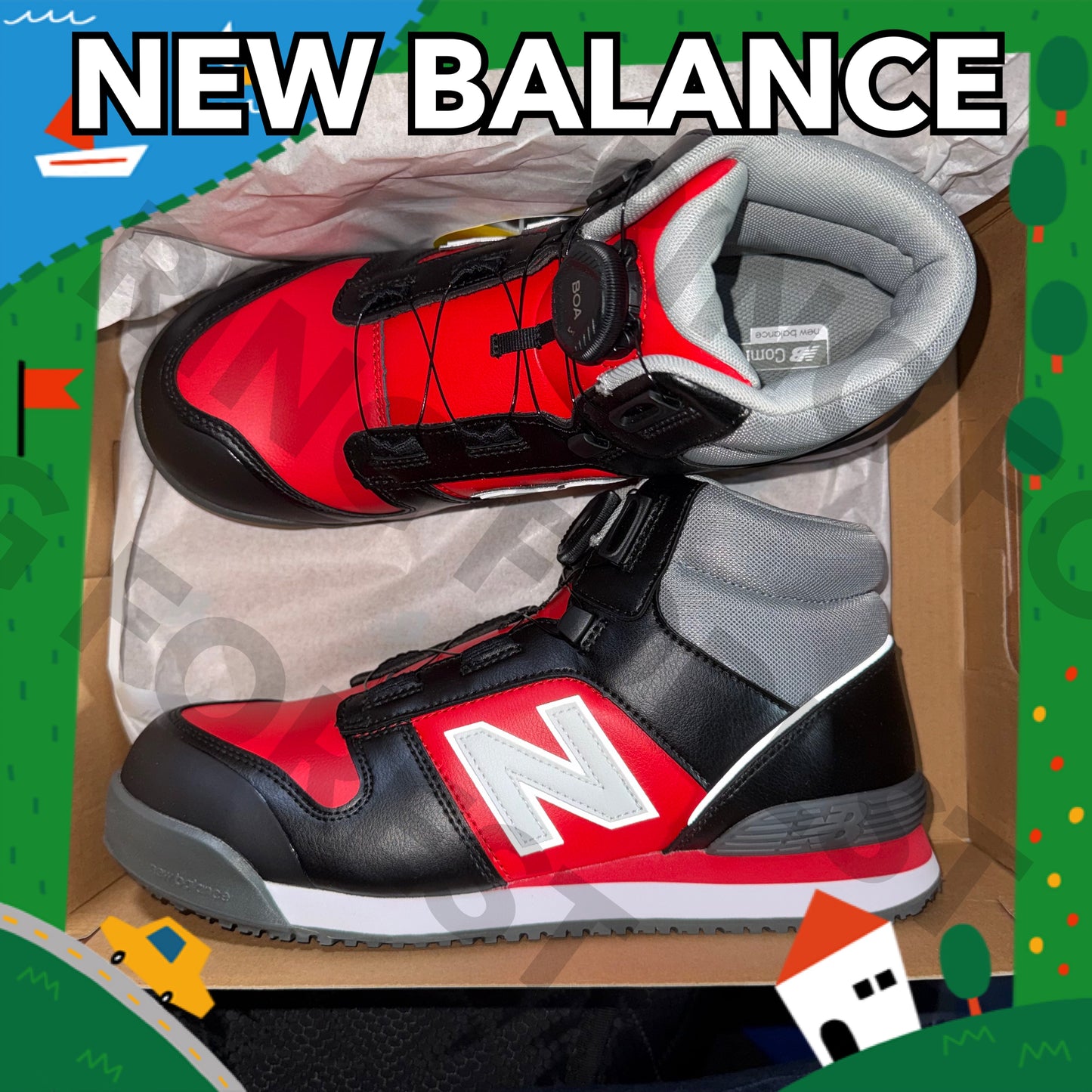 🎌日本直送 📢訂貨 New Balance 新色筒 防滑安全工作鞋