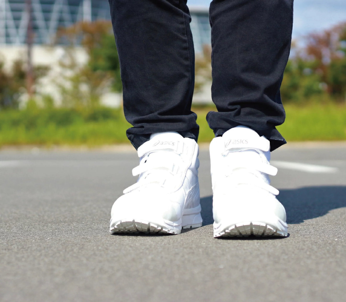 🎌日本 【訂貨】ASICS 全白色防滑安全鞋中筒 CP302