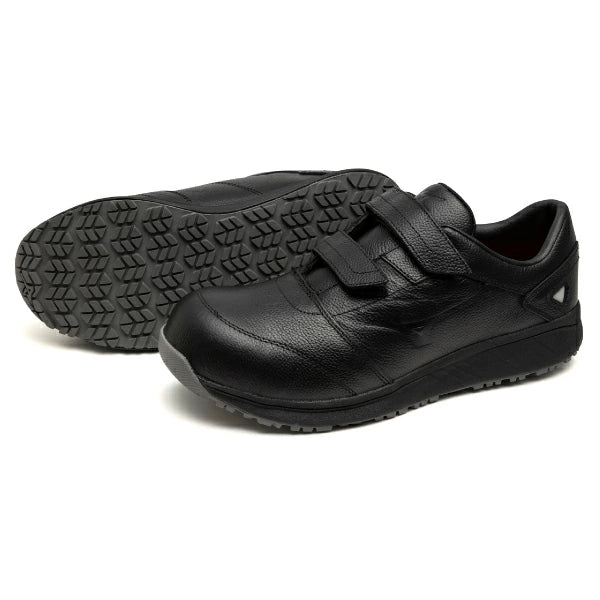 🎌日本製🎌 直送 📢【訂貨】Mizuno 黑色魔術貼 廚房鞋 美津濃輕巧安全防滑工作鞋 有🚺女鞋細碼 22-29cm JIS T8101 S級