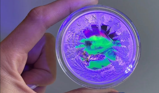 【現貨▪️即寄】北極光之魔法 Magic of the Northern Lights 加拿大皇家造幣廠 限量純銀收藏幣