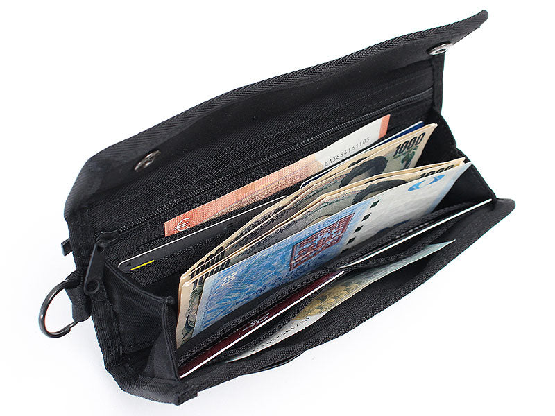 日本製【現貨▪️即寄】 Porter 男女通用 PORTER 輕量皮革黑色長銀包 紙幣卡片散銀信用卡