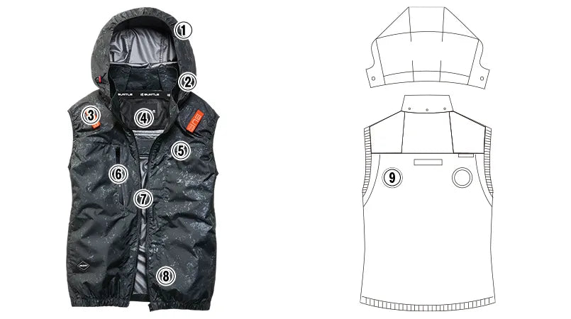 🎌日本直送 ❄️現貨 📦 即寄❄️ Burtle 2026新版❄️空調服 上背風 風扇衫 背心 防曬 輕撥水 防中暑