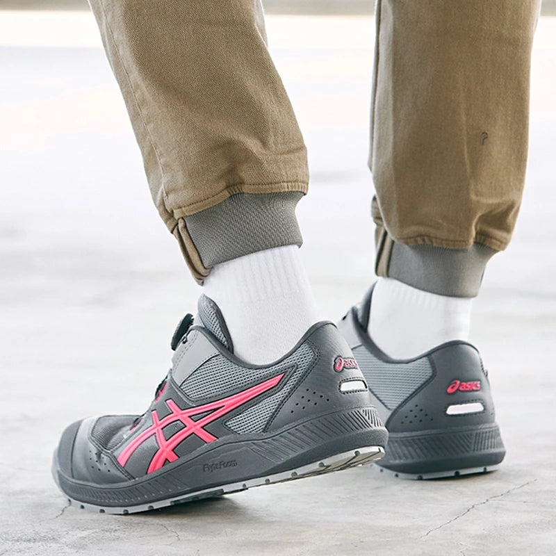 🎌Japan🎌 Direct delivery of ASICS BOA white anti-slip safety work shoes📢Order CP214 RingForest