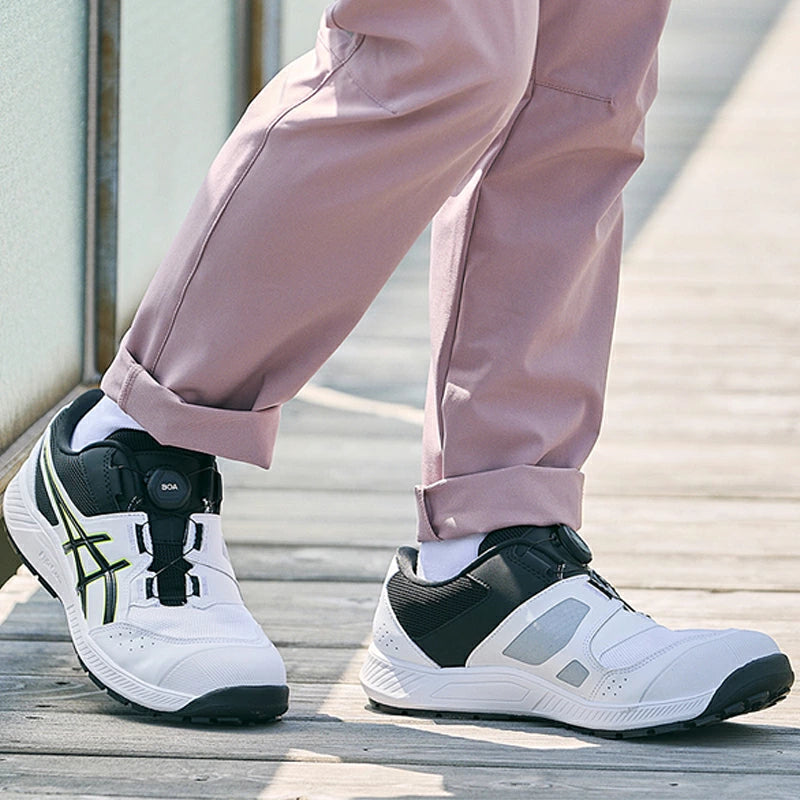 🎌Japan🎌 Direct delivery of ASICS BOA white anti-slip safety work shoes📢Order CP214 RingForest