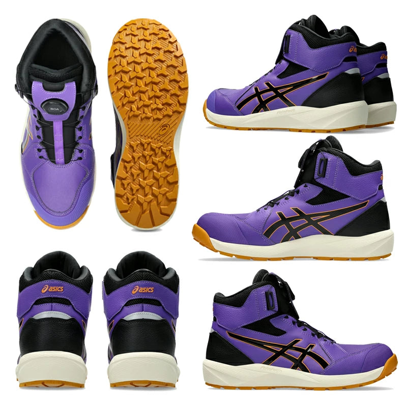 🎌日本直送 【訂貨】ASICS 新款限定 紫 BOA 防滑安全工作鞋  CP314 RingForest 有🚺女鞋細碼 22.5cm~30cm