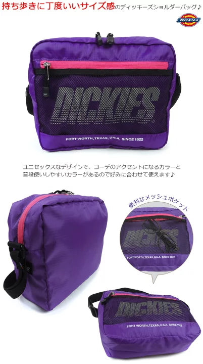 Direct delivery from Japan【Ready stock▪️Immediate shipment】Purple Dickies slant bag