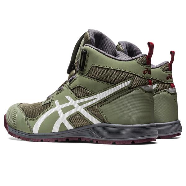 Japan Direct delivery of ASICS BOA green anti slip safety work shoes Order CP214 RingForest