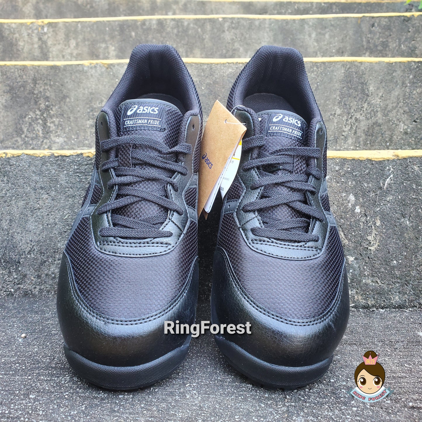 🎌Japanese version🎌 [Ready stock▪️Immediate shipment] Black soul color ASICS CP201 ​​JIS anti-slip safety work shoes