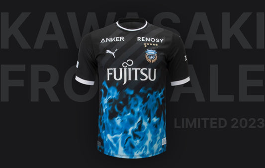 🎌Japan🎌 Direct delivery【Pre-order】2023 Kawasaki Frontale limited flame wave shirt
