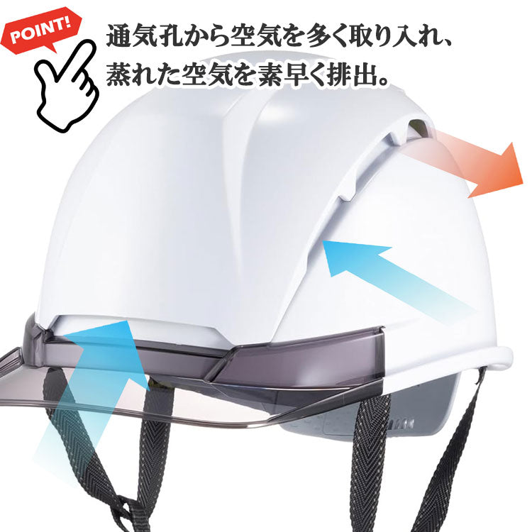 日本直送🎌 【現貨 即寄】白色(白頂)安全帽 適合參觀戶外運動 防紫外光 透氣 消臭 輕巧