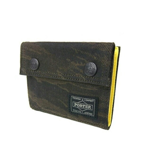 日本製【現貨▪️即寄】 Porter 男女通用 PORTER 輕量全能銀包 卡片散銀信用卡 迷彩 三摺銀包