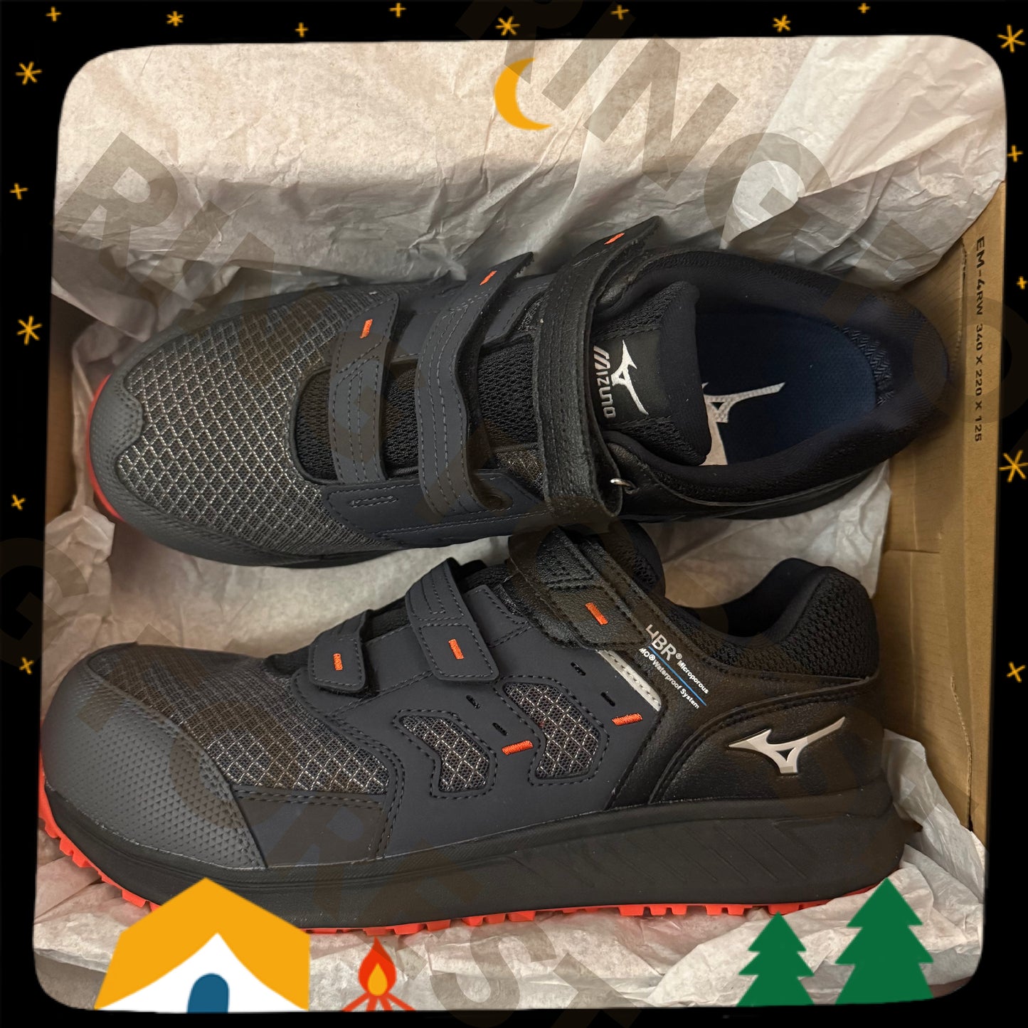 【訂貨】Mizuno 限量版 HBR防水💦 防滑 安全工作鞋(無筒)