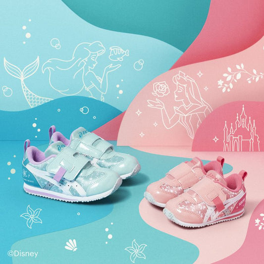 🎌日本直送  📢訂貨 ASICS DISNEY 迪士尼小漁仙25周年紀念版童裝波鞋