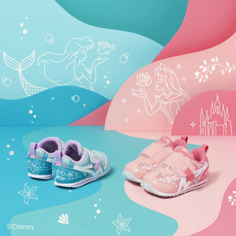 🎌日本直送  📢訂貨 ASICS DISNEY 迪士尼小漁仙25周年紀念版童裝波鞋