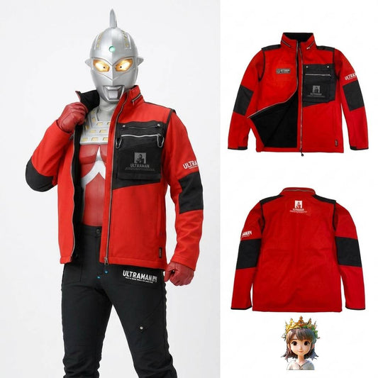 🎌日本直送 【現貨▪️即寄】ULTRAMAN 超人防水防風外套 可變背心 可拆外袋變行街袋 有帽 LL碼