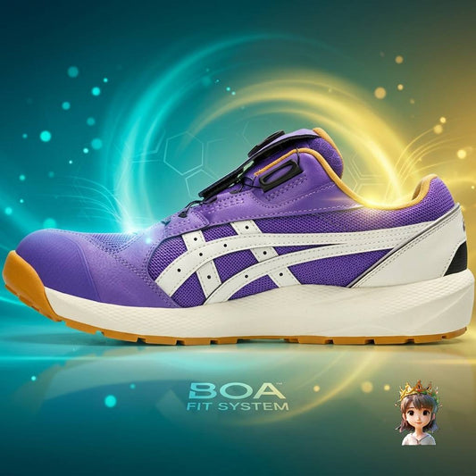 🎌日本直送 【訂貨】ASICS 新款限定 紫 BOA 防滑安全工作鞋  CP229 RingForest 有🚺女鞋細碼 22.5cm~30cm