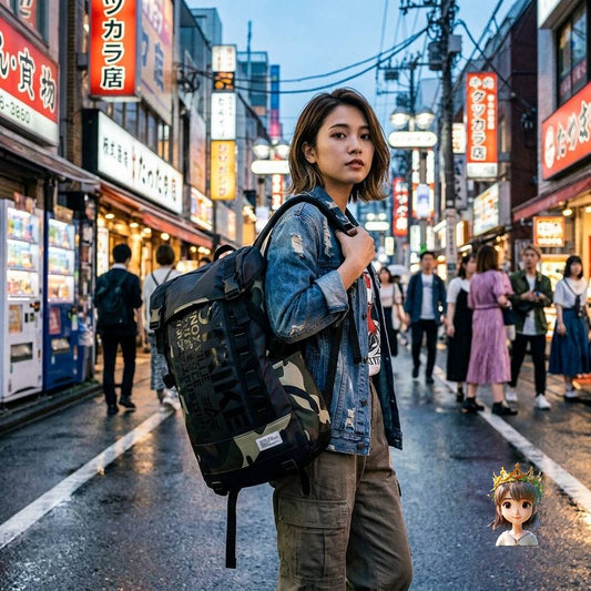 🎌日本 【現貨📦即寄】 迷彩色 ALPHA工業 防潑水濺 戶外背囊 Ipad袋 notebook袋