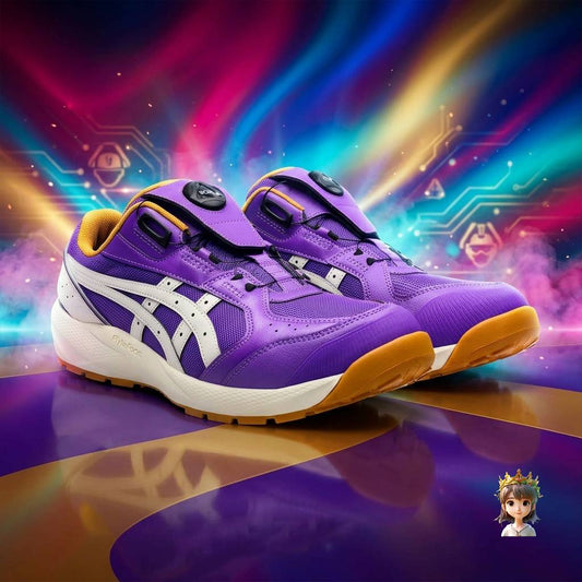 🎌日本直送 【訂貨】ASICS 新款限定 紫 BOA 防滑安全工作鞋  CP229 RingForest 有🚺女鞋細碼 22.5cm~30cm