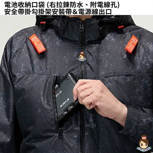 🎌日本直送 ❄️現貨 📦 即寄❄️ Burtle 2026新版❄️空調服 風扇衫 背心 防曬 輕撥水 防中暑