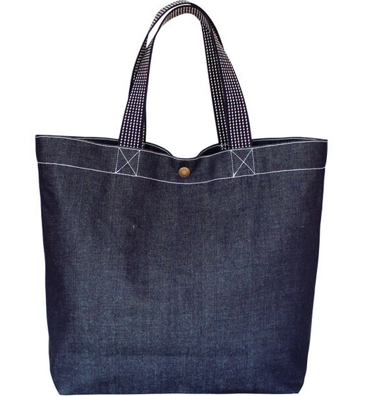 🎌Made in Japan【Order】100% cotton denim lightweight TOTE bag