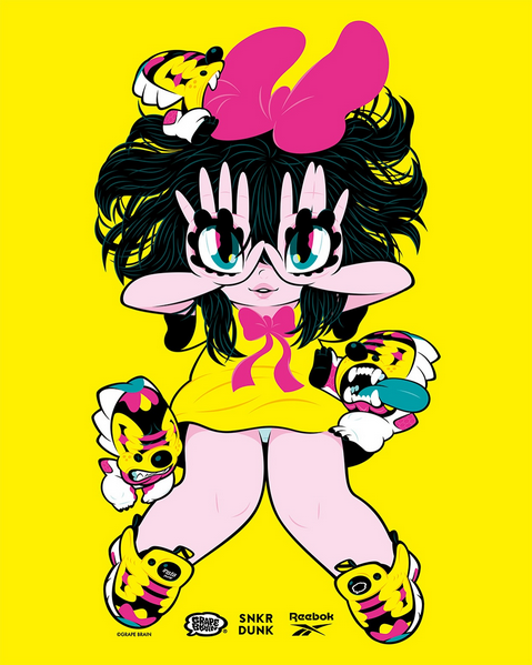 🇯🇵日本直送 📢全新 現貨 即寄 限定 手目女孩 X REEBOK Pump Furry 26.5cm EU41 US8.5 波鞋👟