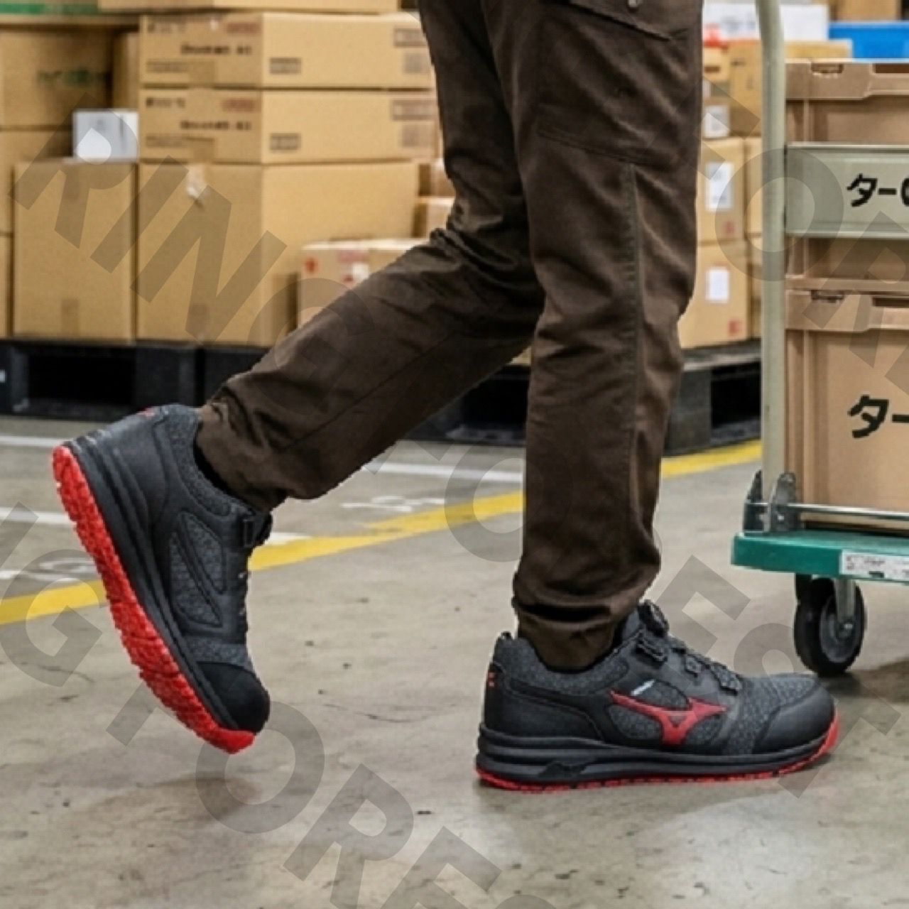 🎌Direct delivery from Japan【Ready stock▪️Immediate shipment】Mizuno BOA turnbuckle EU42.5 26.5cm US9 anti-slip safety work shoes anti-slip safety work shoes construction site kitchen transportation truck room maintenance JSAA JIS