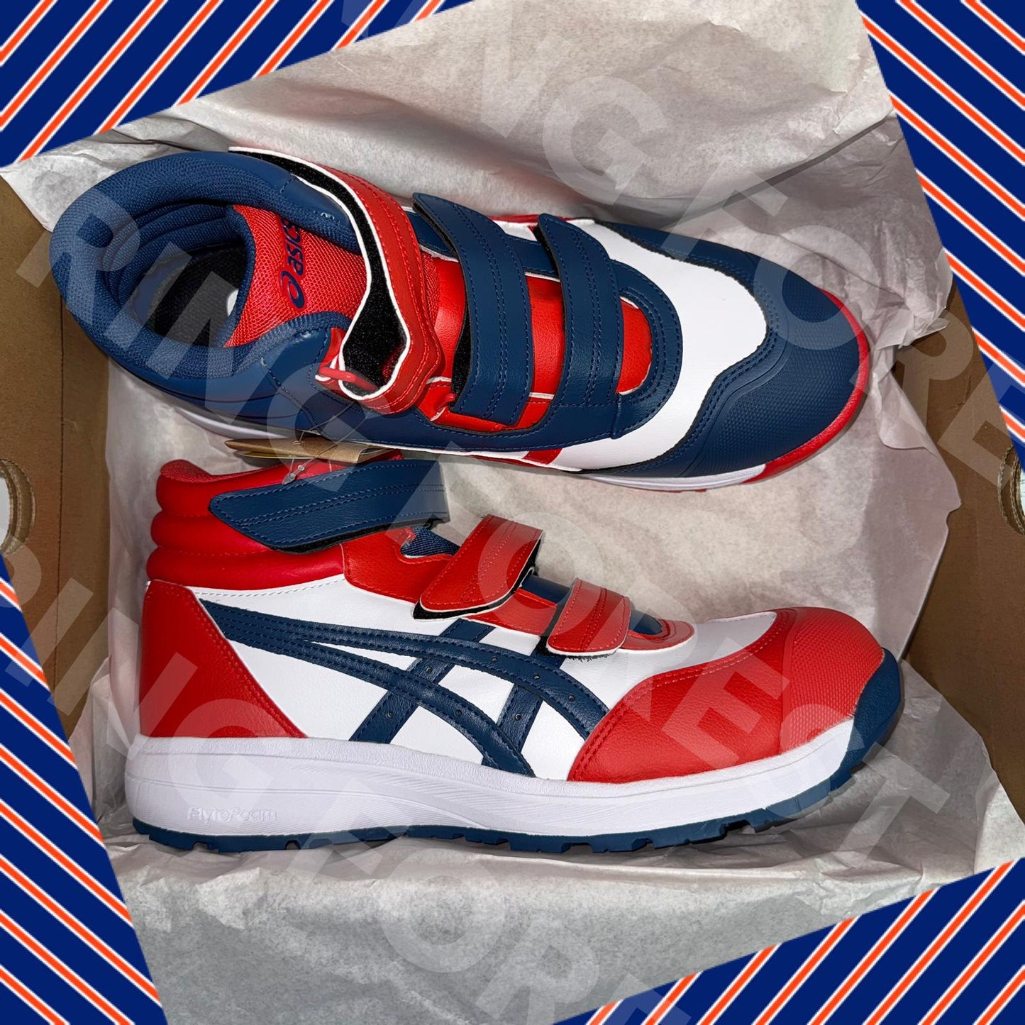 🎌日本直送 📢 【限時預訂】限定獨立雙色 ASICS 防滑工作鞋