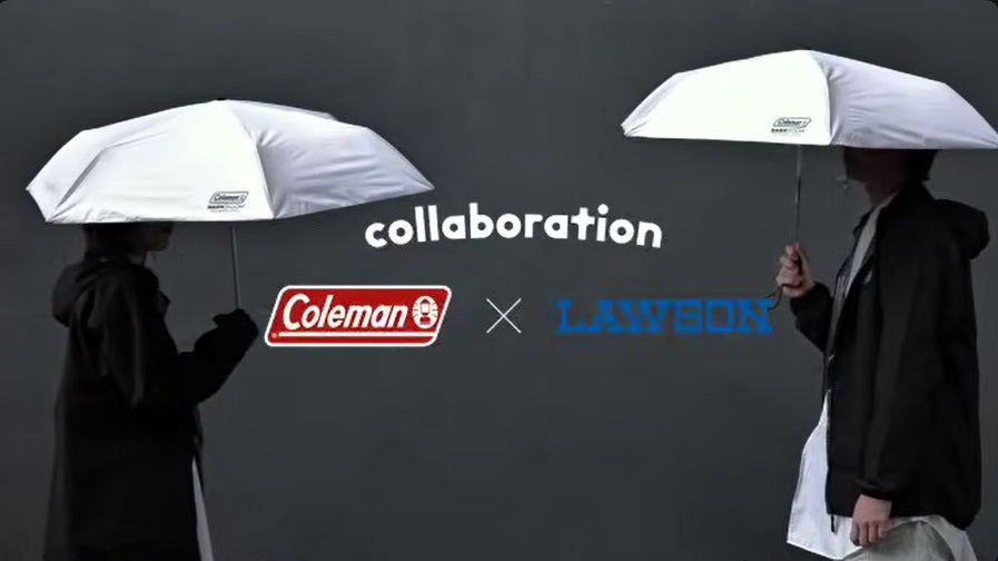 🎌日本直送限定 【現貨📦即寄】Coleman x Lawson 耐風💦️超撥水 洋傘短遮 縮骨遮 戶外 開工 工作 女裝 限定 行街 防水 野外 RingForest