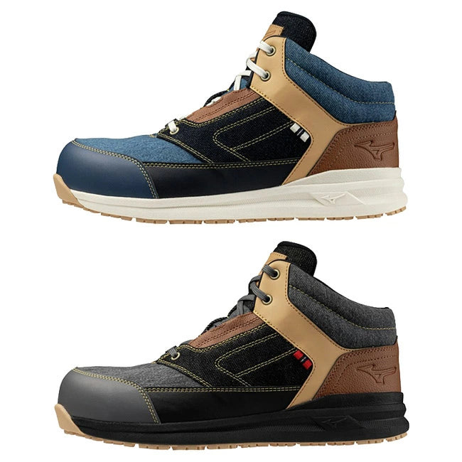 🎌日本🎌 直送 📢預約訂貨 MIZUNO 日本製牛仔布 3.0 (有筒) 防滑安全工作鞋