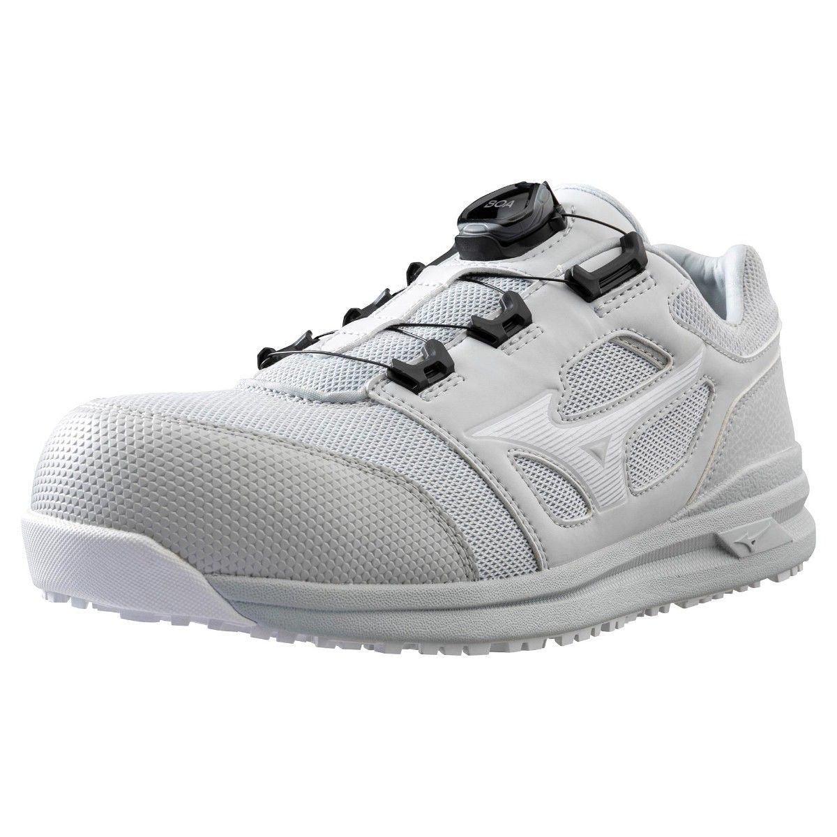 🎌日本直送【現貨📦即寄】MIZUNO BOA 白灰色 防滑安全工作鞋 28cm US10.5 EU44.5