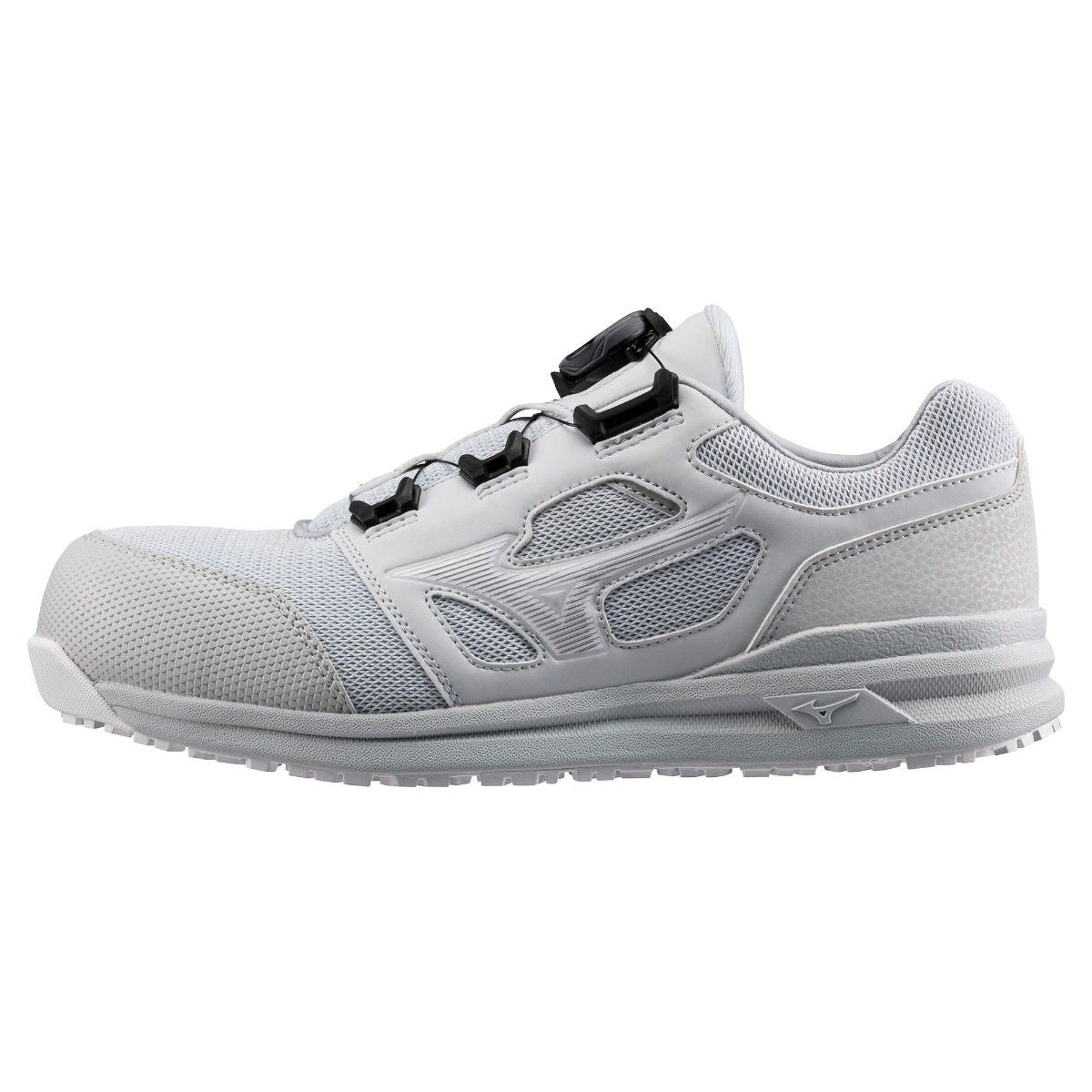 🎌日本直送【現貨📦即寄】MIZUNO BOA 白灰色 防滑安全工作鞋 28cm US10.5 EU44.5