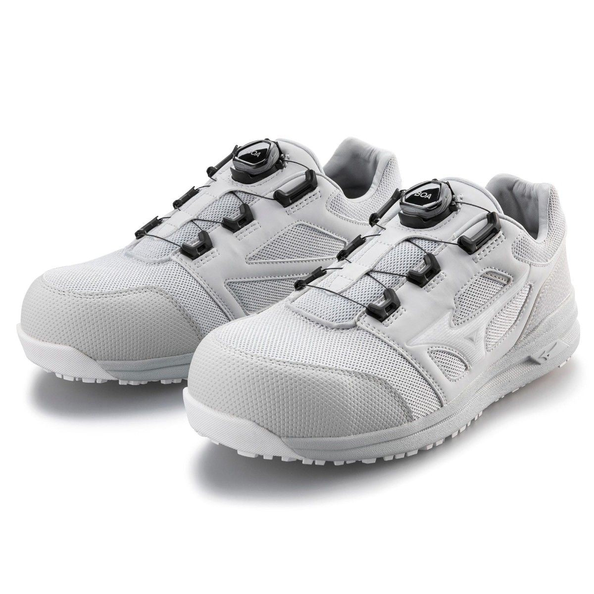 🎌日本直送【現貨📦即寄】MIZUNO BOA 白灰色 防滑安全工作鞋 28cm US10.5 EU44.5