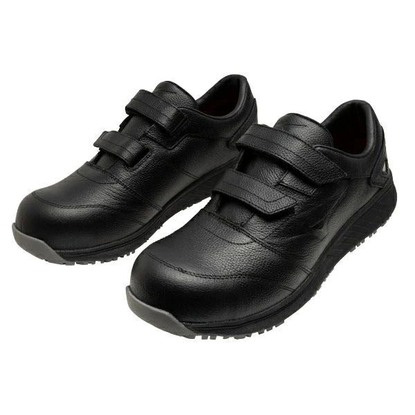 🎌日本製🎌 直送  📢【訂貨】Mizuno 黑色魔術貼 廚房鞋 美津濃輕巧安全防滑工作鞋 有🚺女鞋細碼 22-29cm JIS T8101 S級