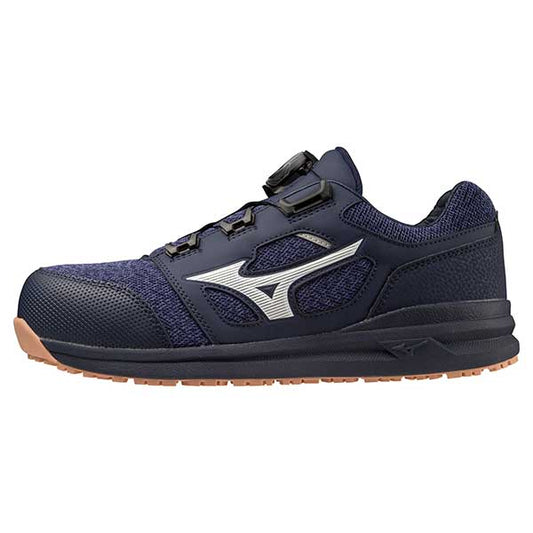 🎌Japan🎌 Direct delivery【Ready stock▪️Ship immediately】Mizuno military blue BOA ultra-light anti-slip safety work shoes