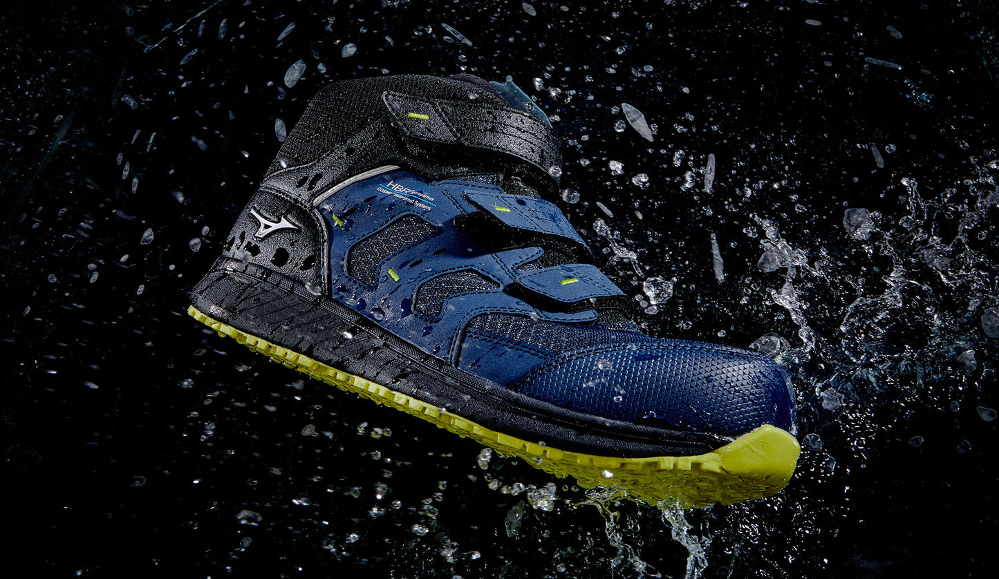 【訂貨】Mizuno 限量版 HBR防水💦 防滑 安全工作鞋