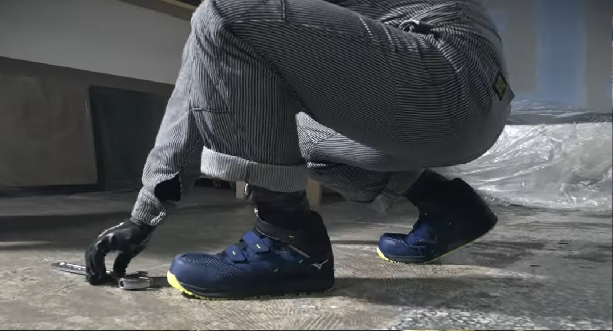【訂貨】Mizuno 限量版 HBR防水💦 防滑 安全工作鞋