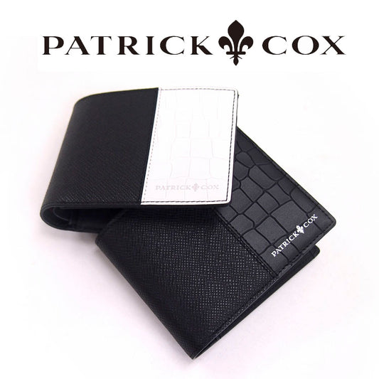 🎌Ship directly from Japan🎌 📢Order Japanese version two-color Patrick Cox genuine leather short folding wallet