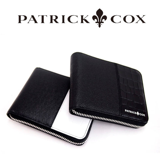 🎌Direct delivery from Japan🎌 📢Order Japanese version two-color Patrick Cox genuine leather zipper wallet