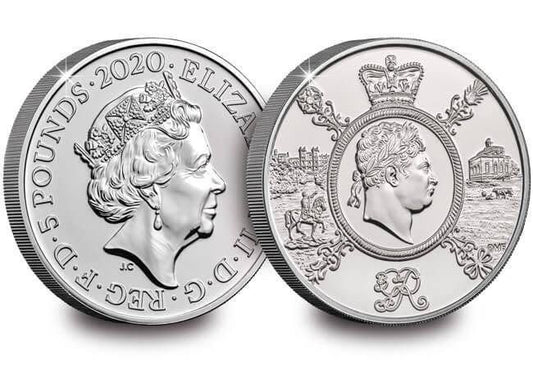 英國直送【現貨▪️即寄】皇家鑄幣廠喬治三世女皇紀念幣 📢 現貨 女皇頭RingForest英女皇皇家皇室