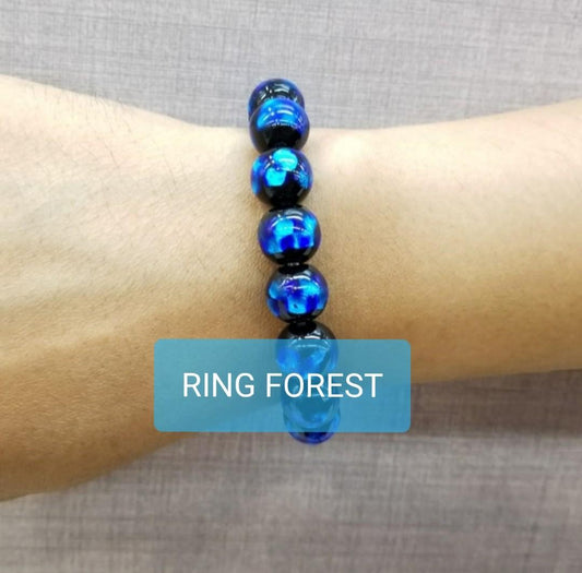🎌Japan🎌 Okinawa fluorite glass bead bracelet