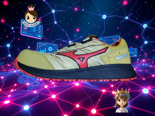 🎌日本🎌 直送 📢[現貨 即寄] MIZUNO BOA 黃色 網路線 26.5cm EU42.5 US9 防滑安全工作鞋